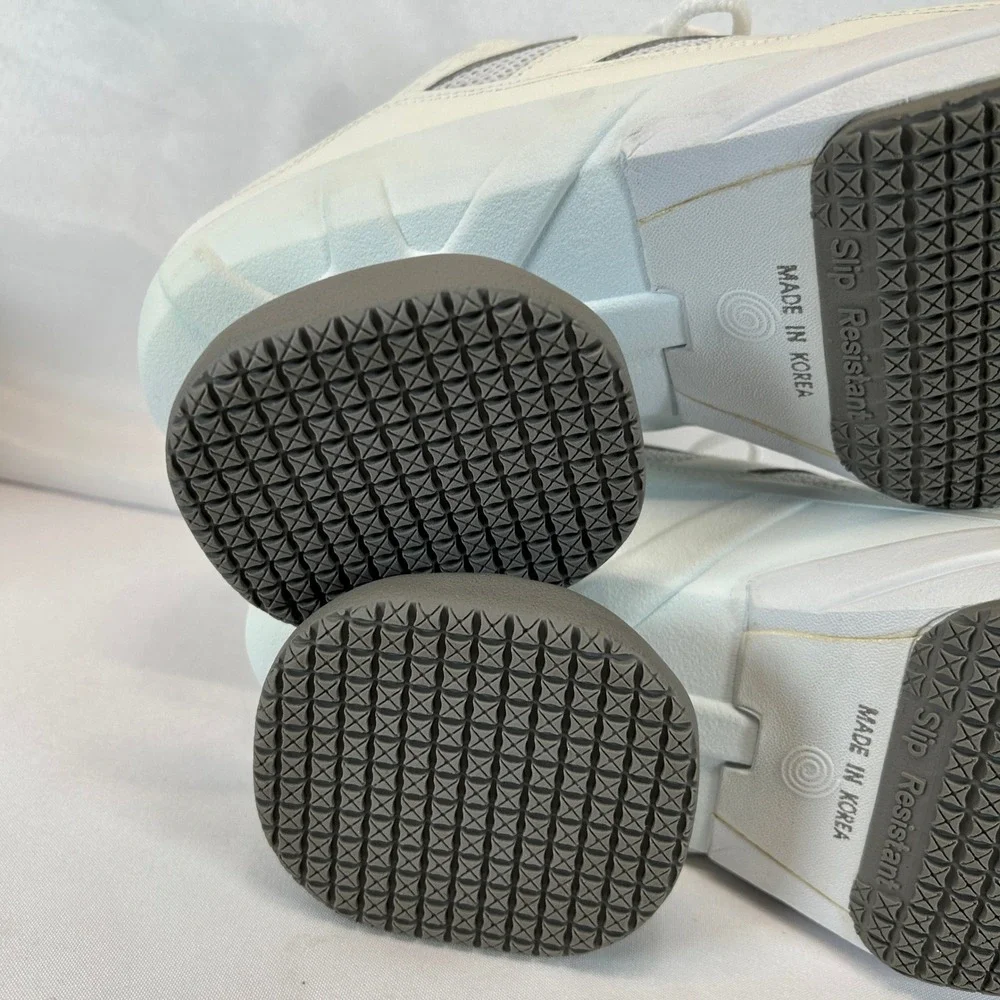Z-Coil Freedom Classic-SR White Grey Spring Orthopedic Shoes Womens 10